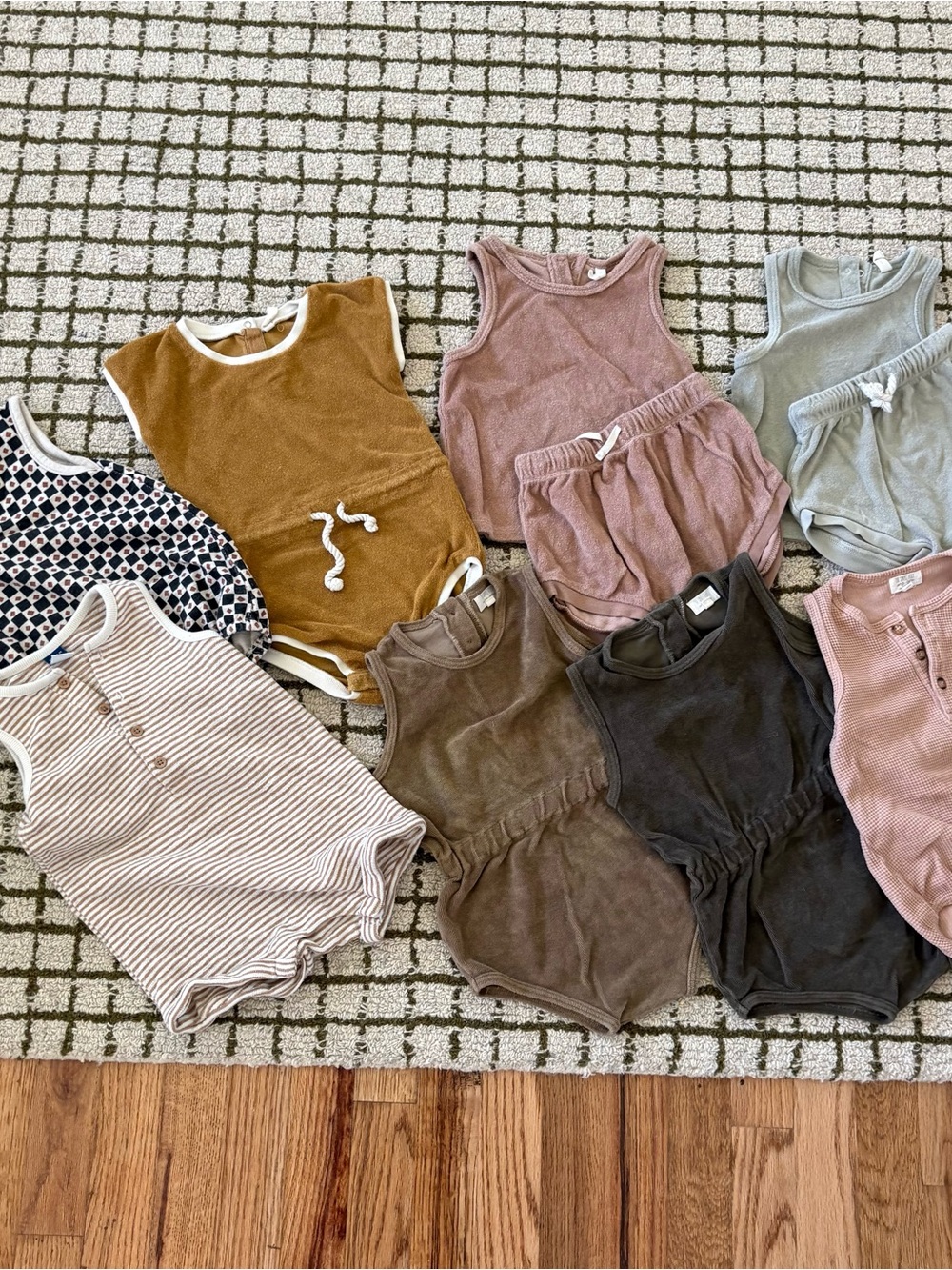 Toddler Romper Bundle - Neutral Earth Tones Quincy Mae, Simple Folk